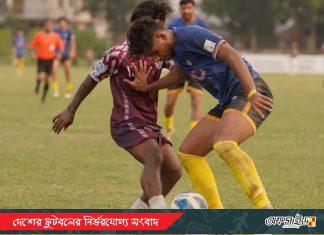 শেষ সময়ের পেনাল্টিতে ব্রাদার্সকে হারাল পিডব্লিউডি