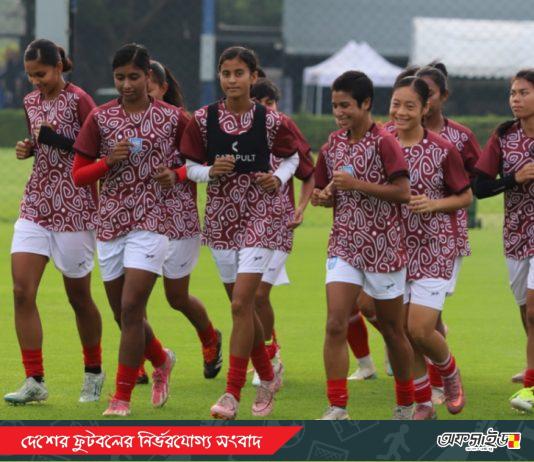 থাইল্যান্ডে প্রস্তুতিতে ব্যস্ত নারী দল, মিডফিল্ড-ডিফেন্সের সমন্বয়ে জোর বাটলারদের